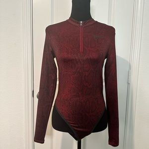 nike snake print bodysuit
